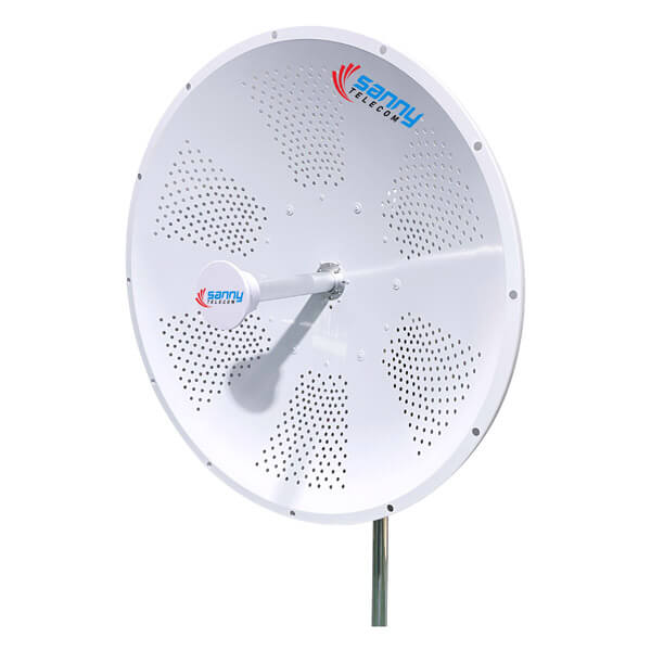 5150-5850MHz 34dBi Dual Polarized Parabolic Dish Antenna