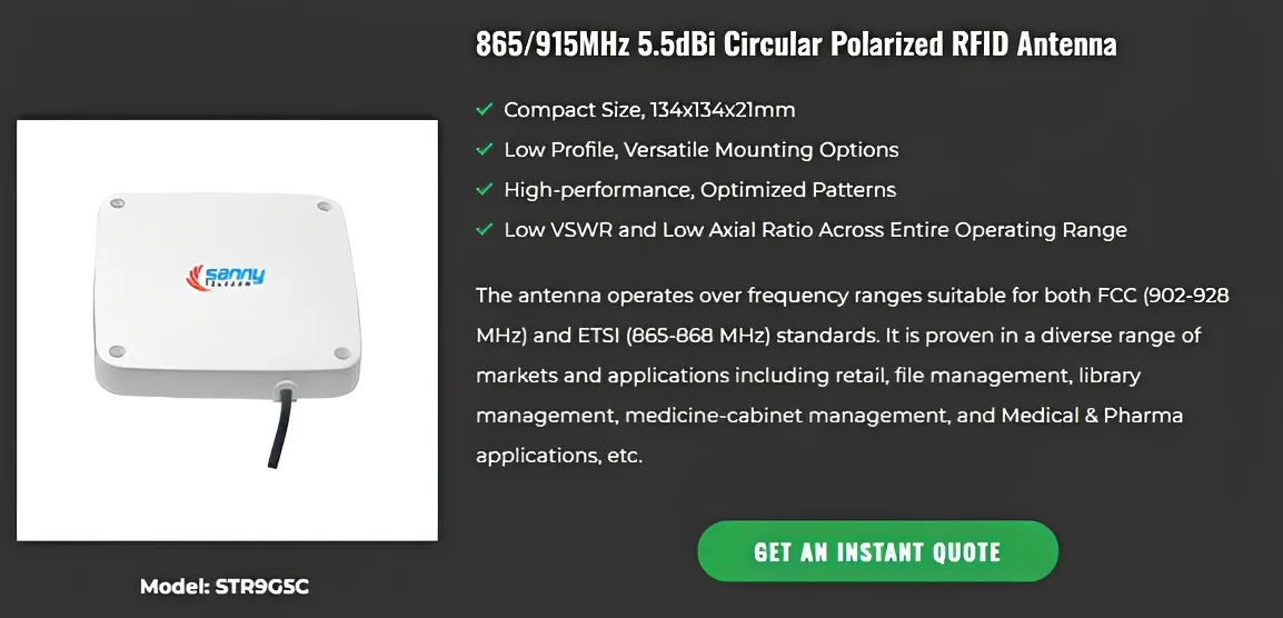 UHF,UHF RFID Antenna,RFID antenna manufacturer