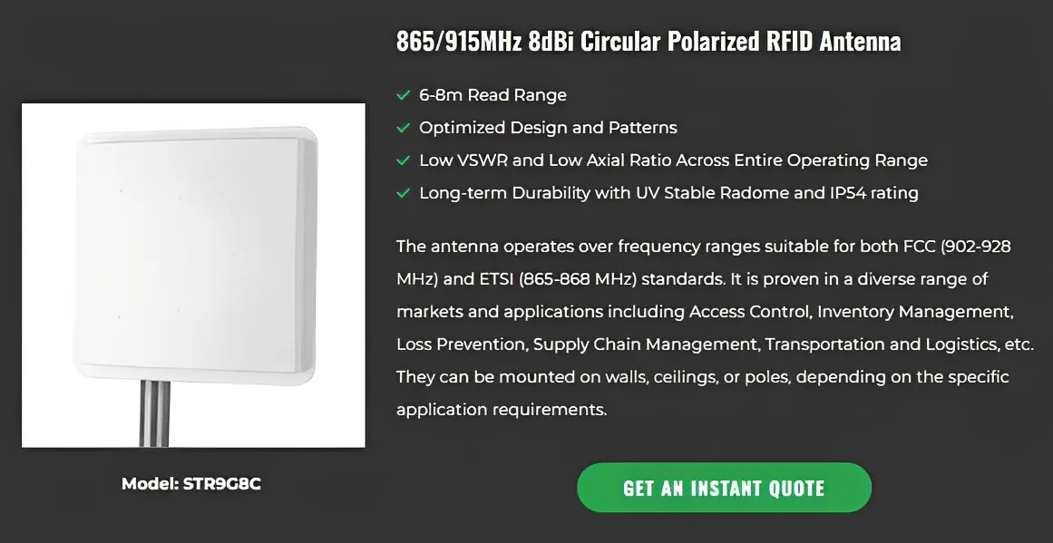 UHF,UHF RFID Antenna,RFID antenna manufacturer