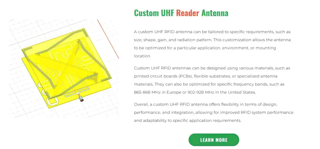 UHF,UHF RFID Antenna,RFID antenna manufacturer