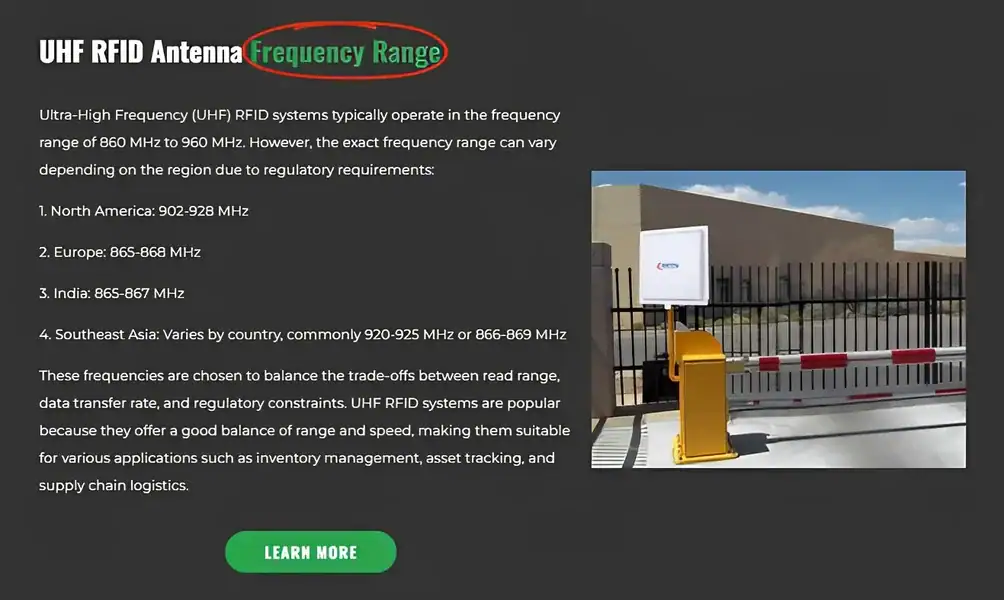 UHF,UHF RFID Antenna,RFID antenna manufacturer